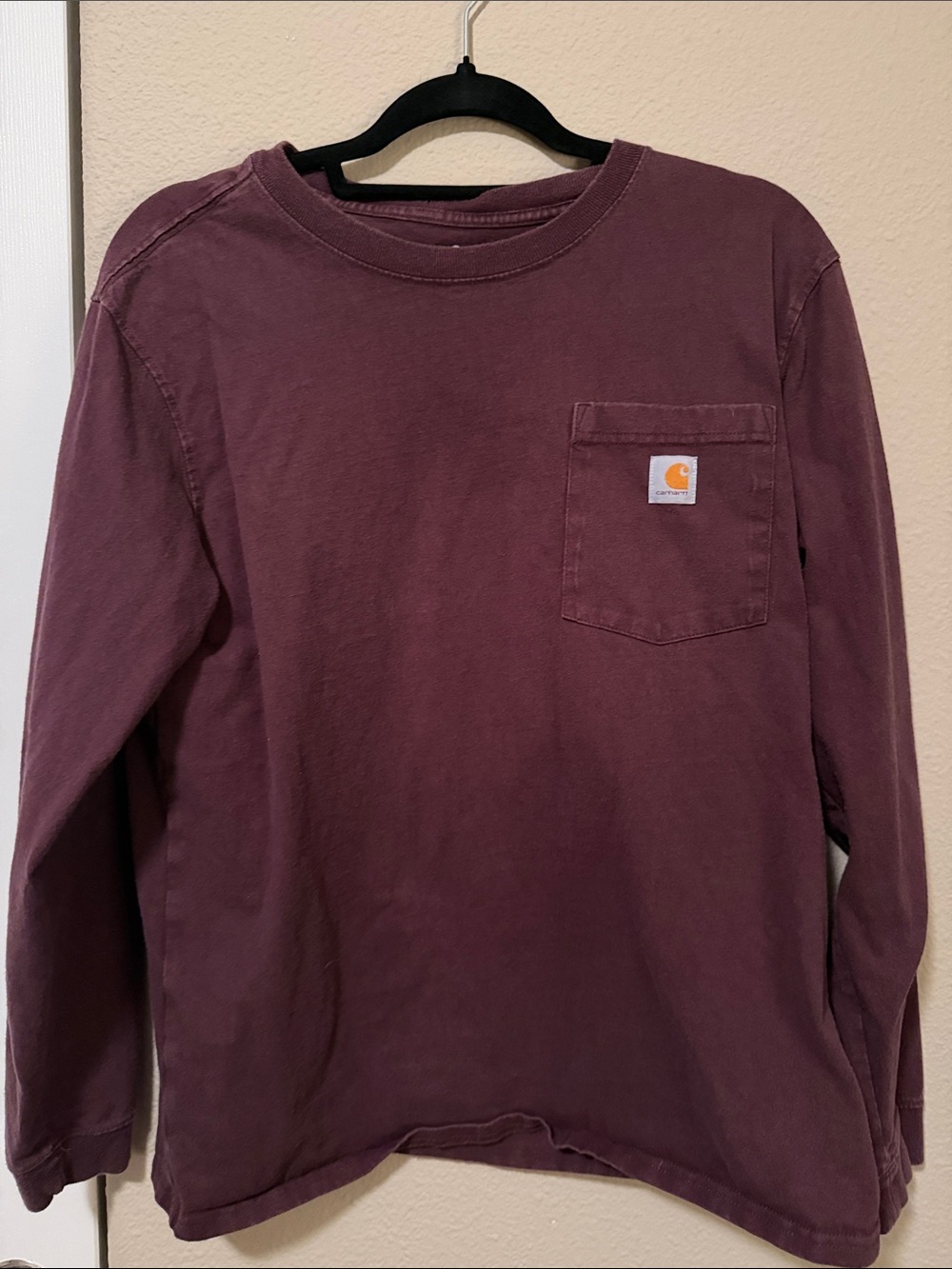 Carhartt Long Sleeve Pocket Tee - Plum